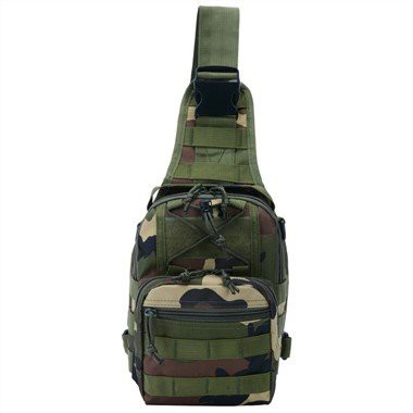 En-skulder Diagonal Tactical Chest Bag 6L