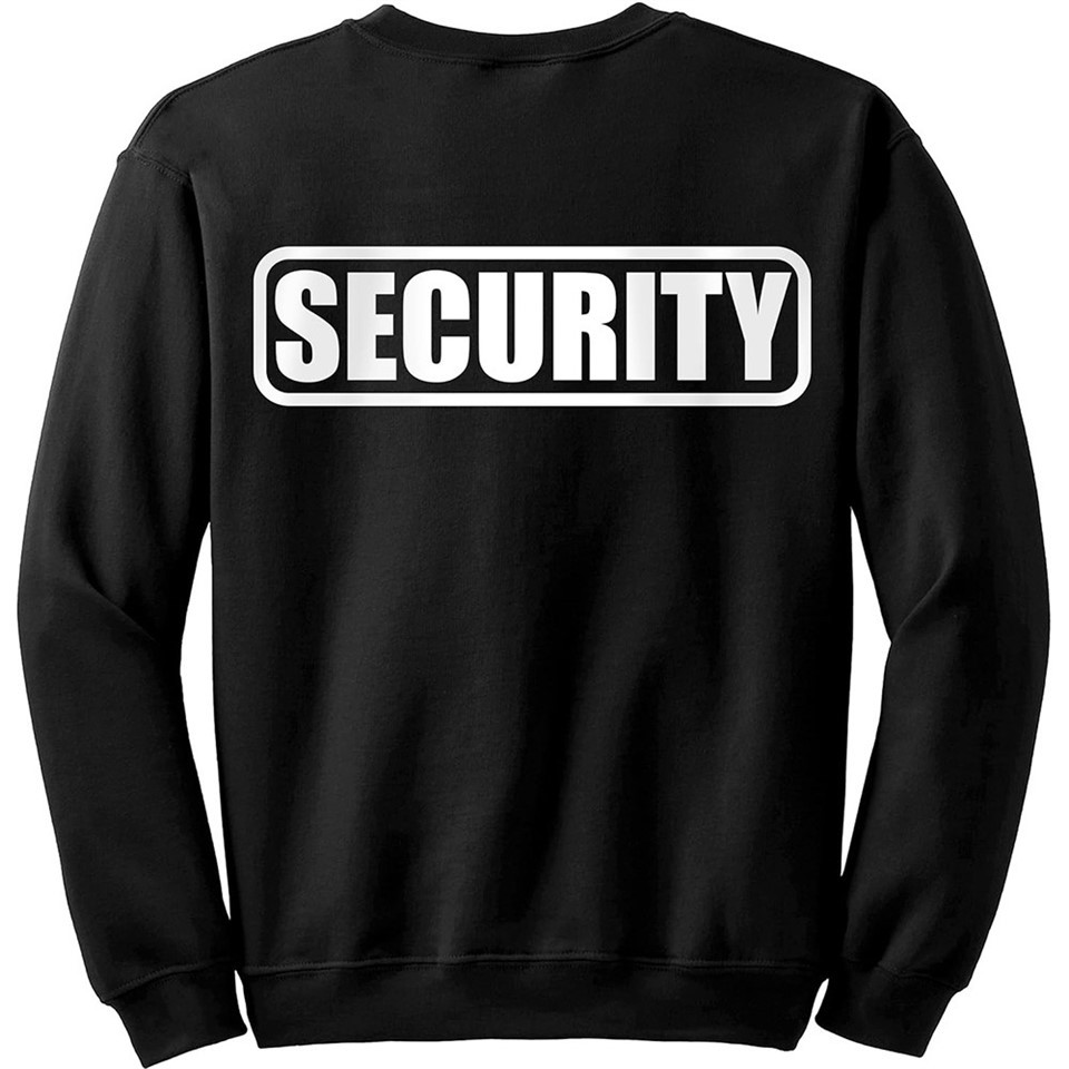 Factory Direct Custom Security Event Staff Crewneck Sweatshirt best
