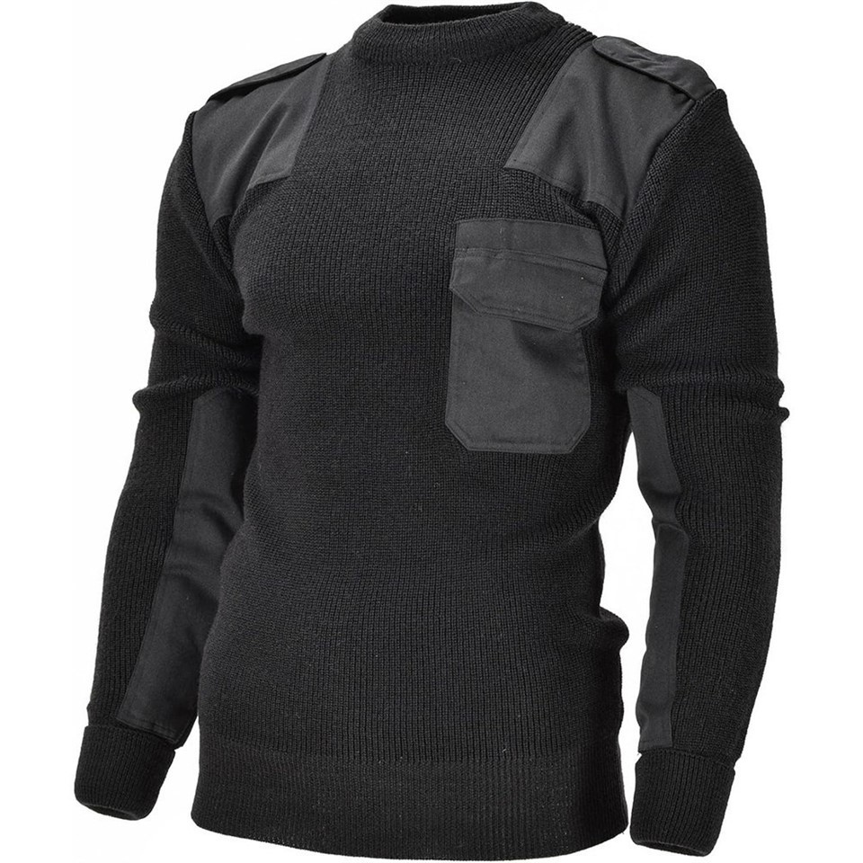 OEM Bundeswehr Style Commando Sweater Heavy Wool Blend For Security Teams factory