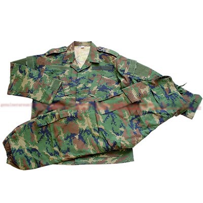 African Rwanda Defense Force (RDF) Army Woodland Digital Combat Uniform
