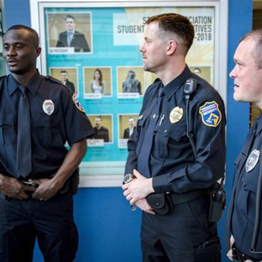 America Police Event Staff Sikkerhetsvakt arbeidsklær