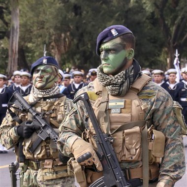 Den argentinske hæren taktisk slitasjebestandig kamuflasje utendørs treningssikkerhetsdrakt