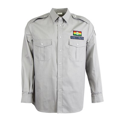 Etiopisk politi Duty Sikkerhet Langermet Uniform Guard Sett