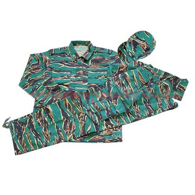 Guyanas forsvarsstyrke (GDF) hær Atigrado Camouflage Military Uniform