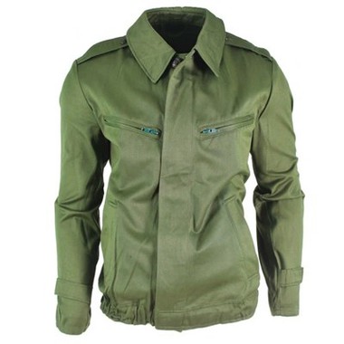 Ungarsk hærgrønn langermet militær feltskjorte