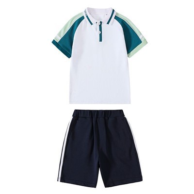 Kids Uniforms School Polo Shirt Short Pants