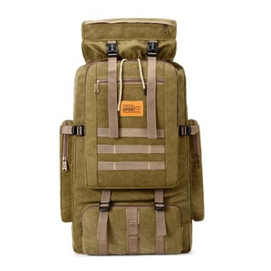 Stor kapasitet lerret utvidbar kamuflasje Taktisk fjellklatring Bag