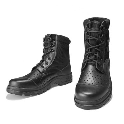 Taktiske flystøvler med høy topp, pustende mesh