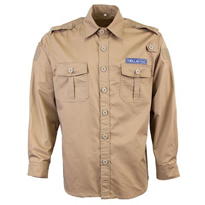 Somalisk hær Khaki Cotton Military Security Gurad T-skjorte