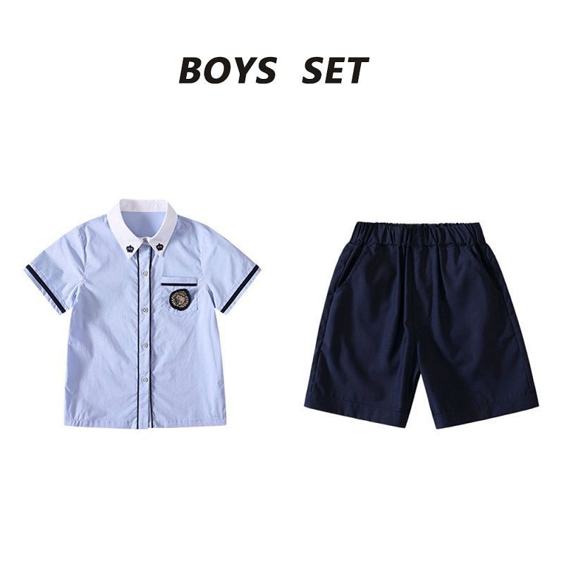 Summer Short-sleeved Shirts, Shorts, Skirts And School Uniform Sets best